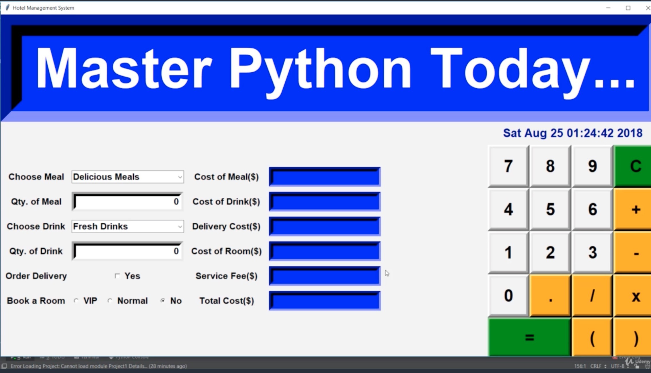 python tkinter page layers